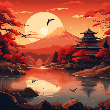 Fuji Serenity Wooden Jigsaw Puzzle
