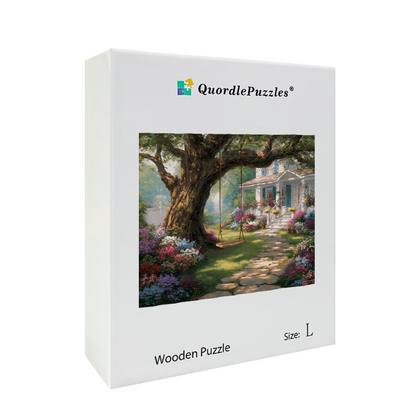 Garden Swing Wooden Jigsaw Puzzle