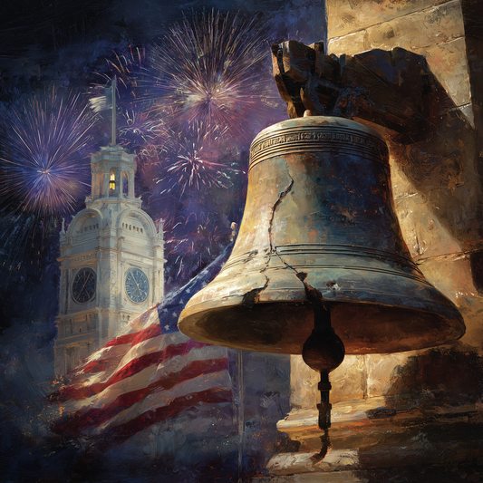 Liberty Bell Celebration Wooden Jigsaw Puzzle