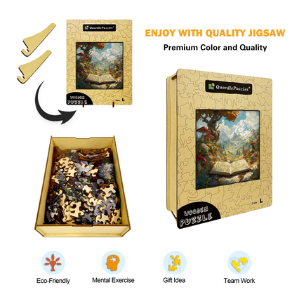 Map to Wonder Wooden Jigsaw Puzzle