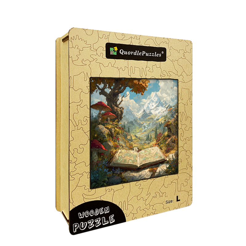 Map to Wonder Wooden Jigsaw Puzzle