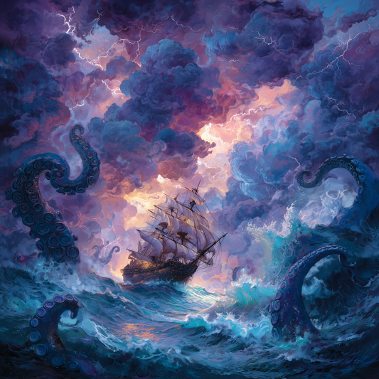 Sea Peril Wooden Jigsaw Puzzle