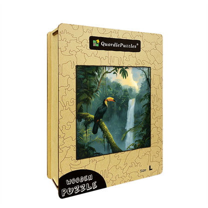 Toucan in the Jungle Wooden Jigsaw Puzzle