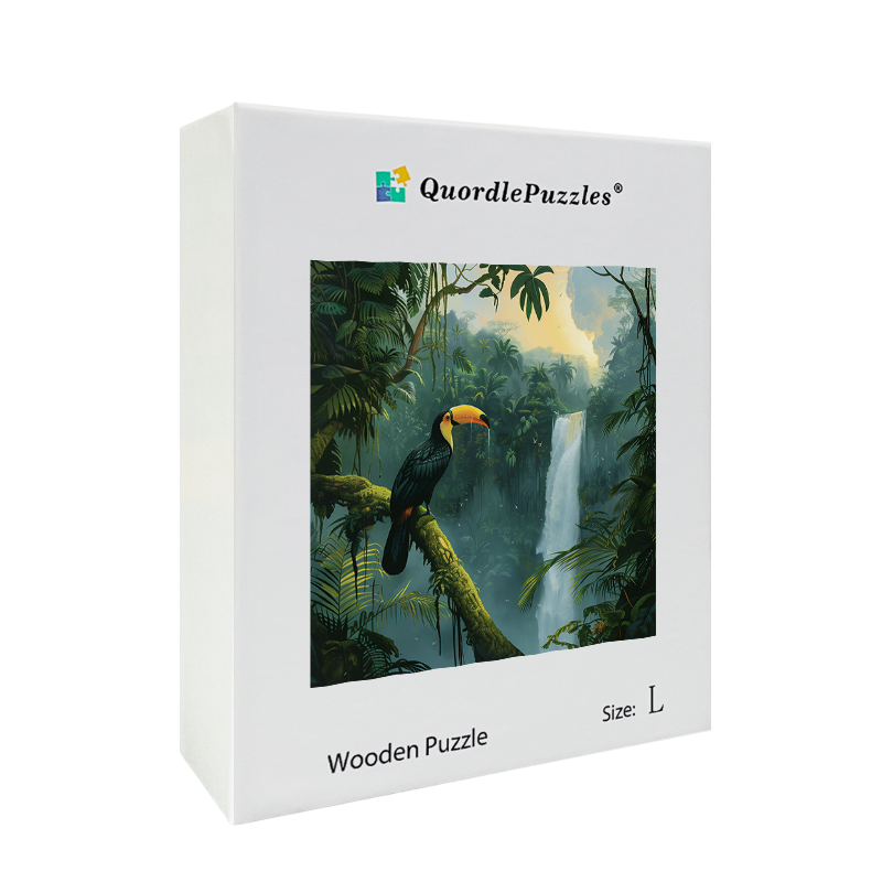 Toucan in the Jungle Wooden Jigsaw Puzzle