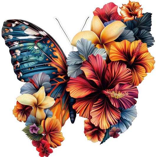 🔥LAST DAY 85% OFF - Butterfly with Flowers