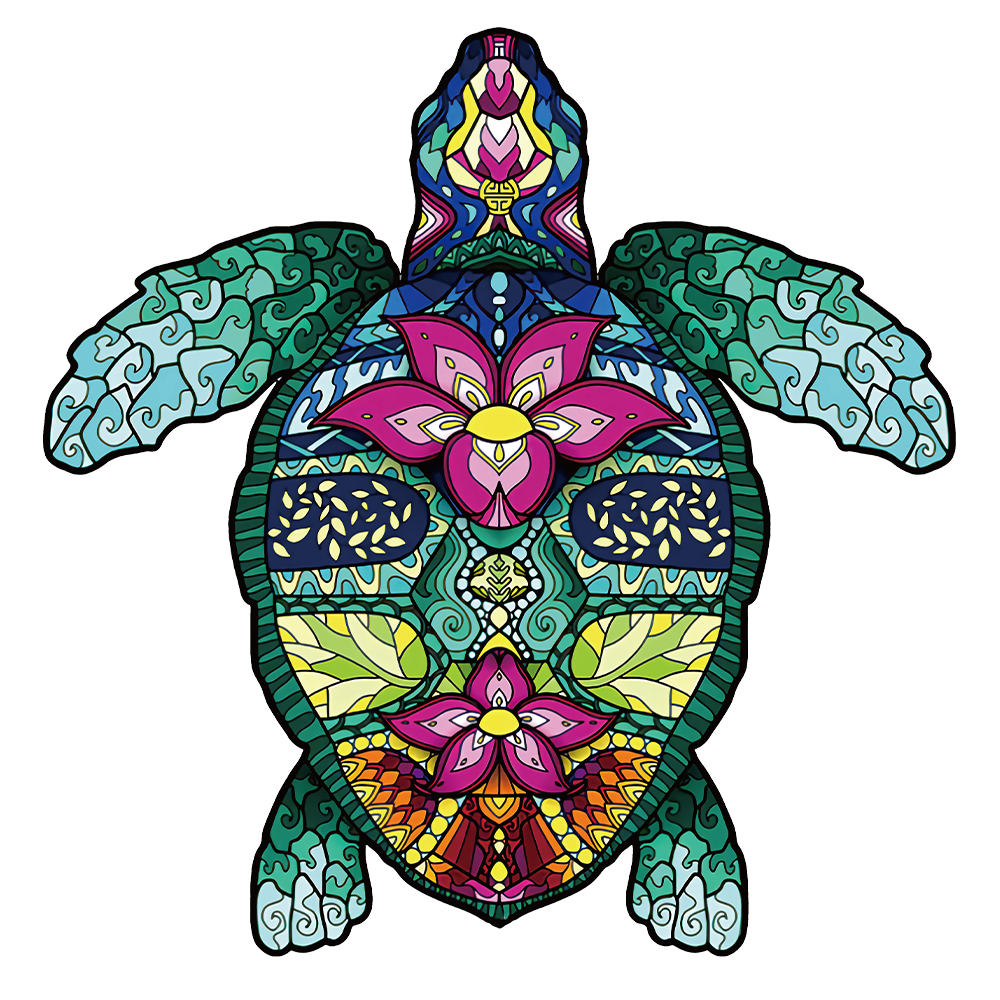 Turtle Sage Wooden Jigsaw Puzzle