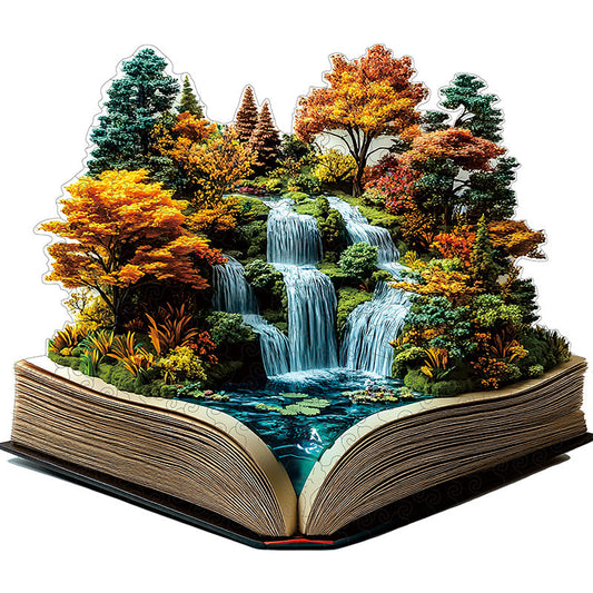 3D Majestic Waterfalls Wooden Jigsaw Puzzle