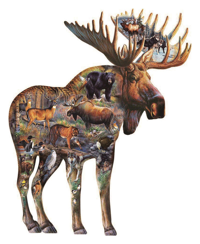 🔥LAST DAY 83% -Walk On The Wild Side Wooden Jigsaw Puzzle