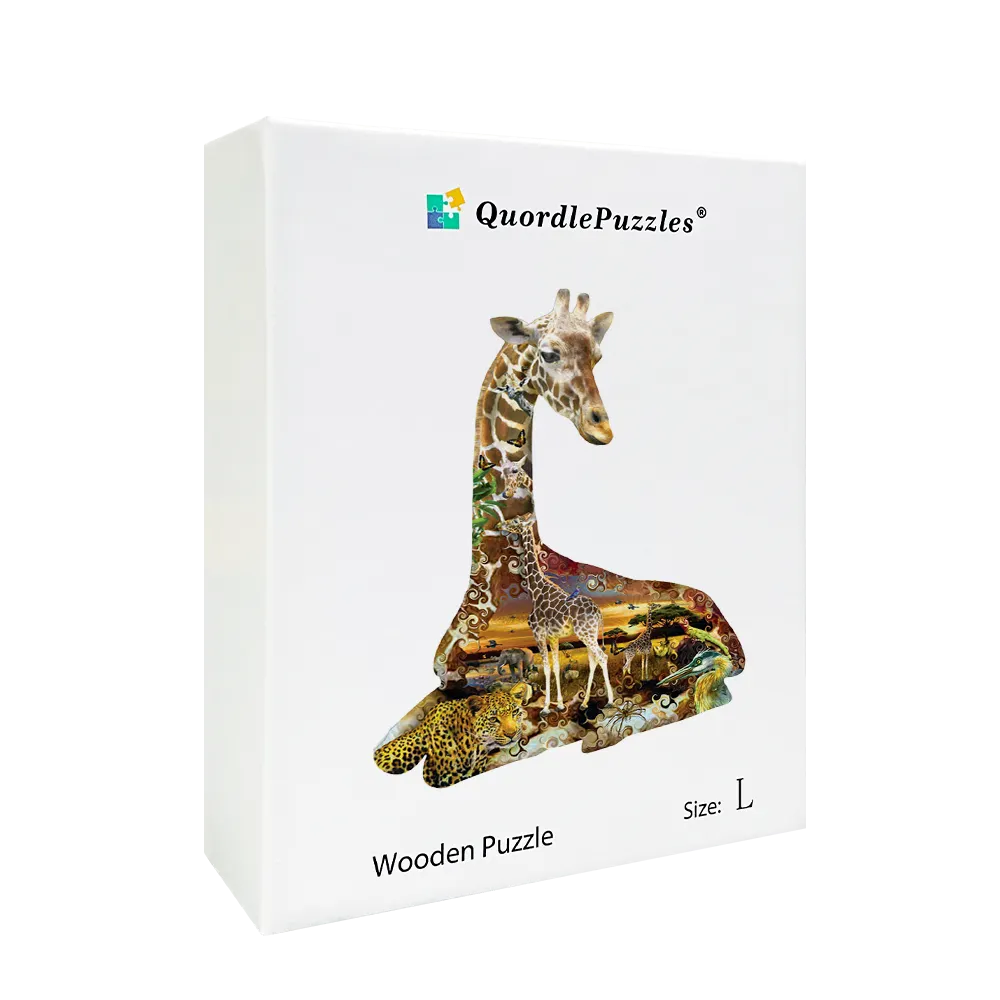 🔥LAST DAY 91% OFF-African Spots Wooden Jigsaw Puzzle