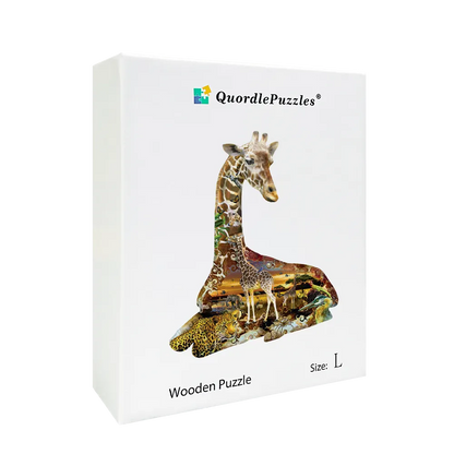 🔥LAST DAY 91% OFF-African Spots Wooden Jigsaw Puzzle