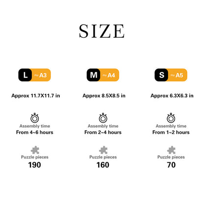 Japanese Geisha Wooden Jigsaw Puzzle