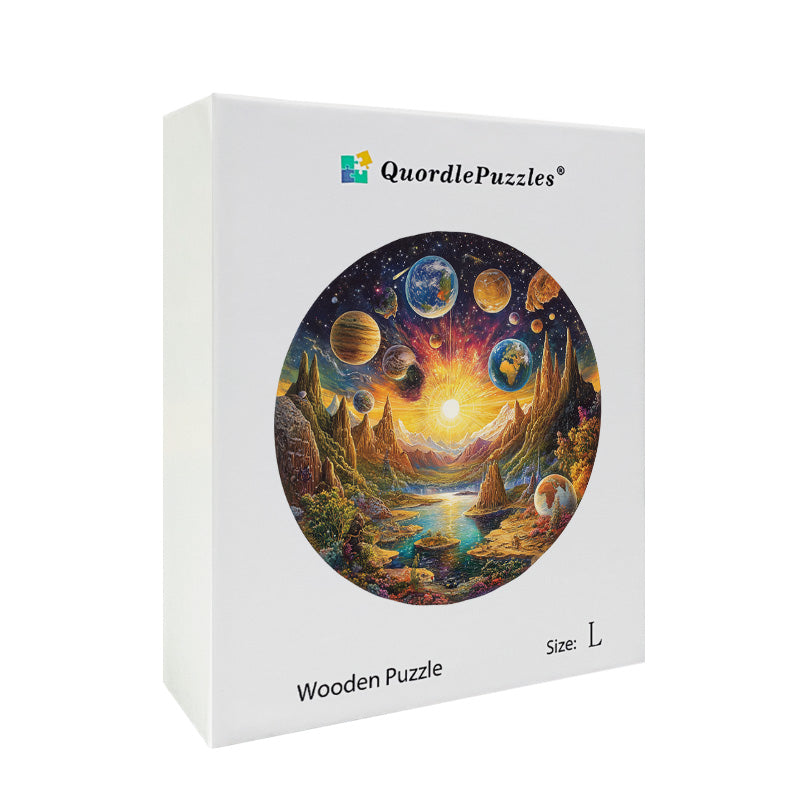 Cosmic Landscape Wooden Jigsaw Puzzle