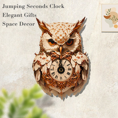 Wise Owl Timepiece Wooden Clock Puzzle