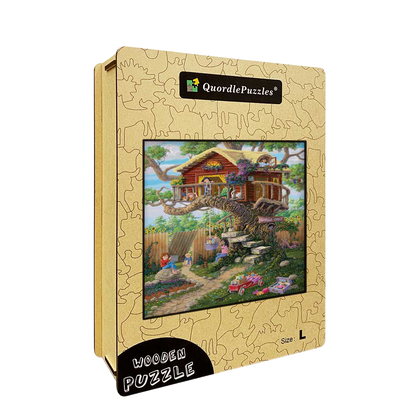 🔥LAST DAY 83% -Girl'S Clubhouse Wooden Jigsaw Puzzle