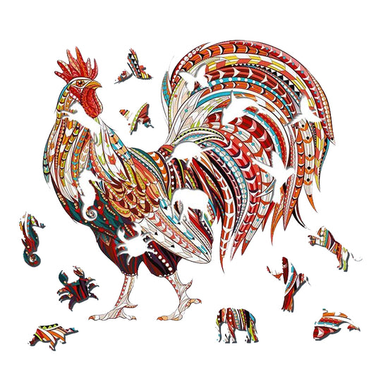 Red Rooster Jigsaw Puzzle
