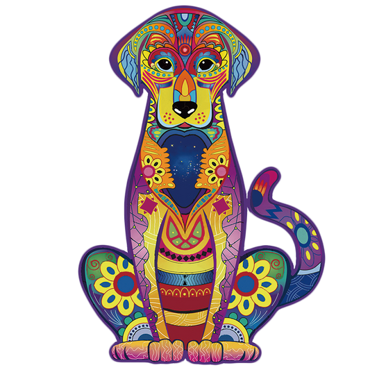 🔥SISTA DAG 80% RABATT-Labrador träpussel