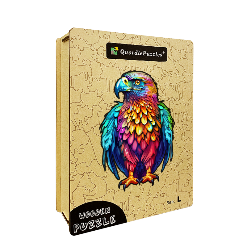 🔥LAST DAY 92% -Noble And Majestic Eagle Wooden Jigsaw Puzzle