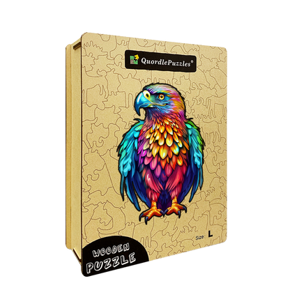 🔥LAST DAY 92% -Noble And Majestic Eagle Wooden Jigsaw Puzzle