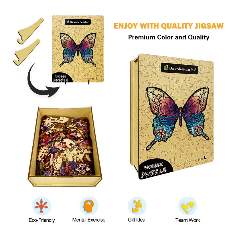 🔥LAST DAY 80% OFF-Colorful butterfly Jigsaw Puzzle