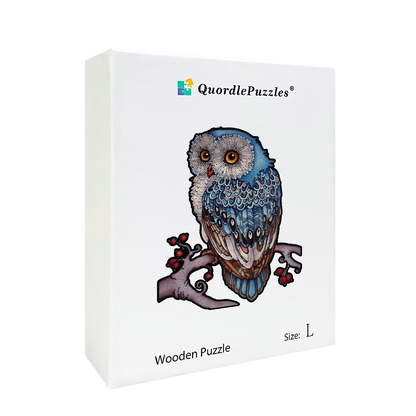 🔥LAST DAY 80% OFF-Blue Tailed Owl Jigsaw Puzzle