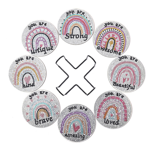 DIY You are Diamond Painting Coasters