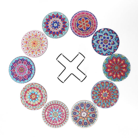 DIY Mandala I Diamond Painting Coasters