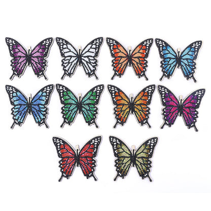 Untersetzer zum Selbermachen mit Schmetterling-D-Diamantmalerei