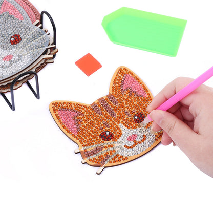 DIY Animal B Diamond Painting Coasters