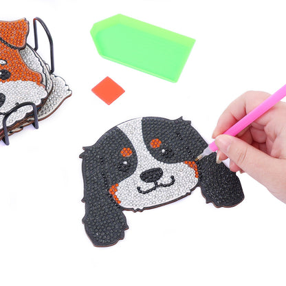 DIY Dog A Diamond Painting Coasters