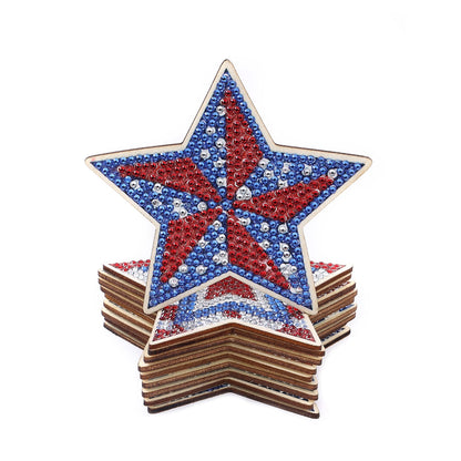 DIY Star Diamond Painting Coasters