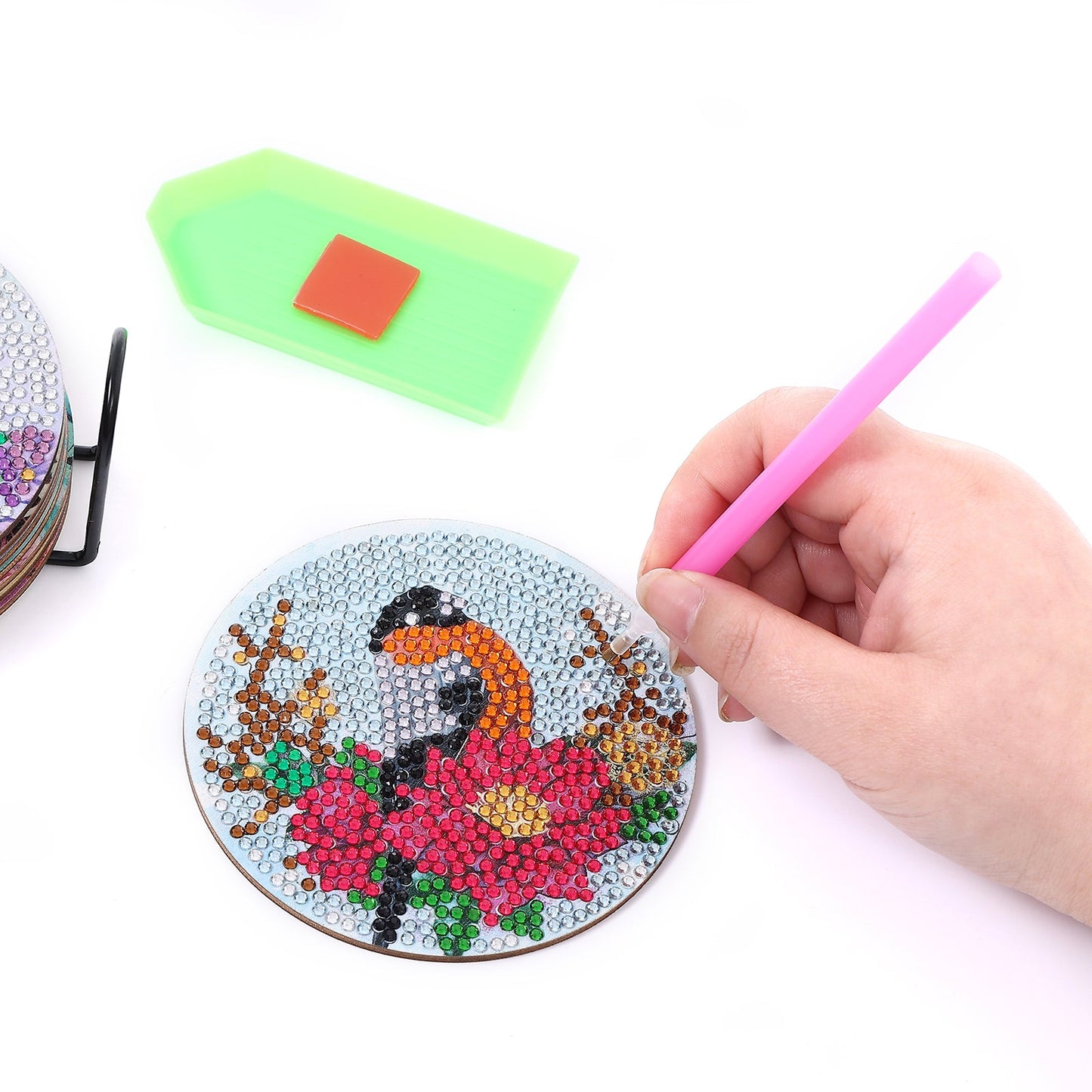 DIY Animal E Diamond Painting Coasters