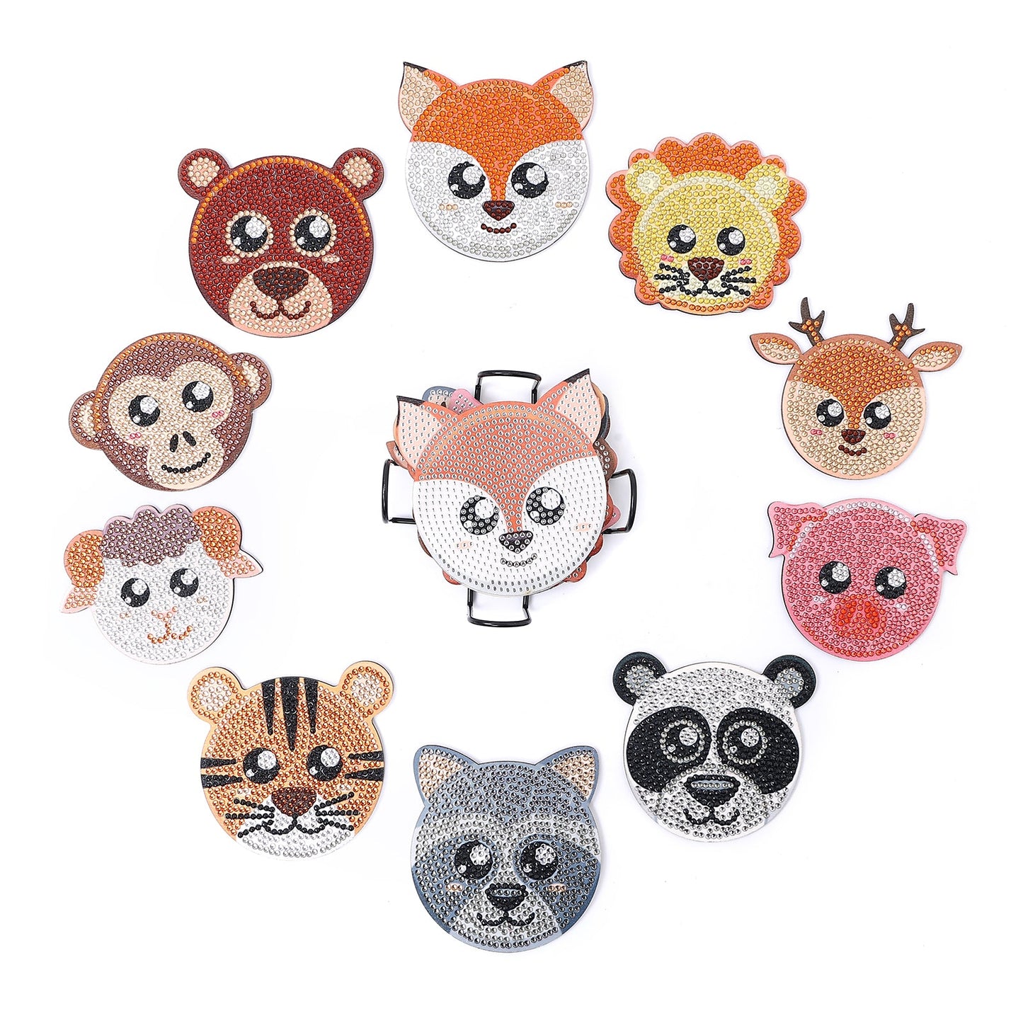 DIY Animal G Diamond Painting Coasters