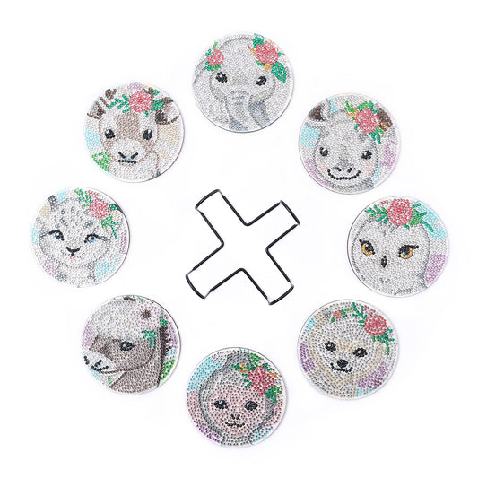 DIY Animal A Diamond Painting Coasters