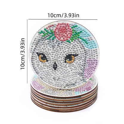 DIY Animal A Diamond Painting Coasters