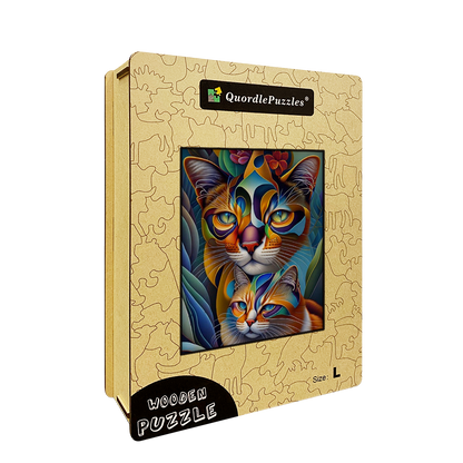 🔥LAST DAY 80% OFF-Tribus Cats Jigsaw Puzzle