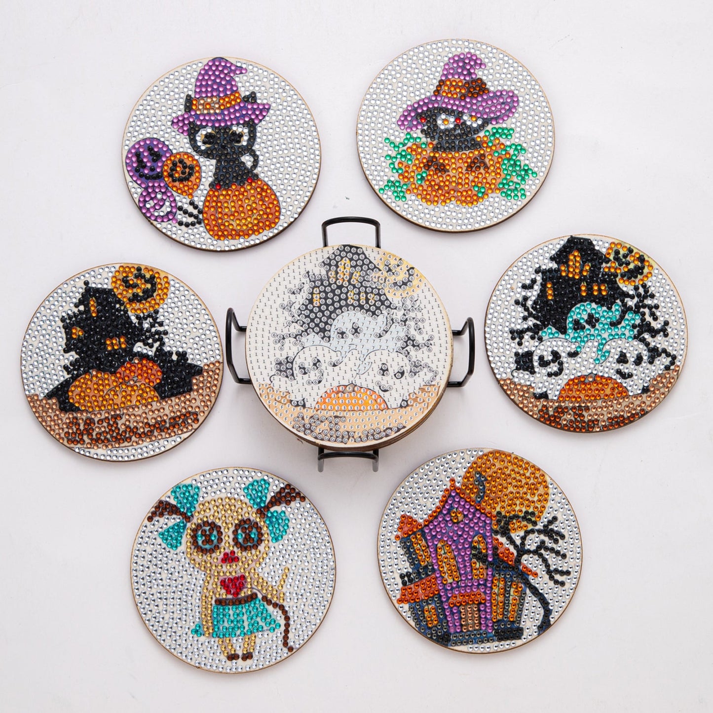 DIY Halloween A Diamond Painting Coasters