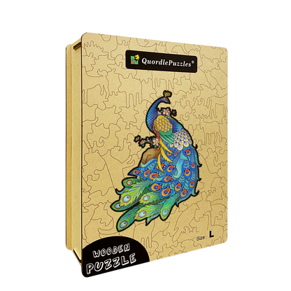 🔥Last Day 80% OFF-Blue Feather Peacock Jigsaw Puzzle