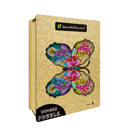 🔥LAST DAY 80% OFF-BUTTERFLY COLORFUL EDITION JIGSAW PUZZLE