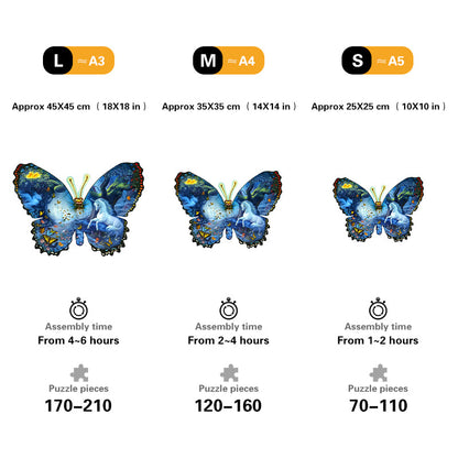 🔥Letzter Tag 80 % RABATT auf das Schmetterlings- und Einhorn-Puzzle
