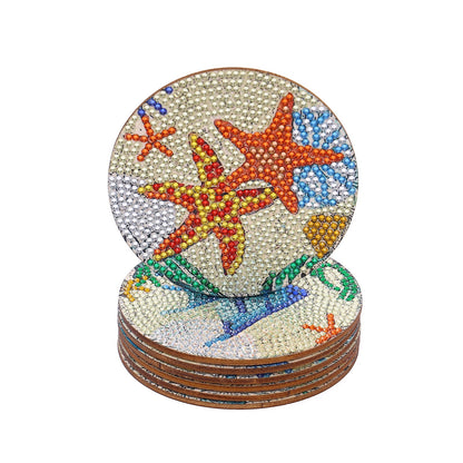 DIY Marine Diamond Painting Coasters