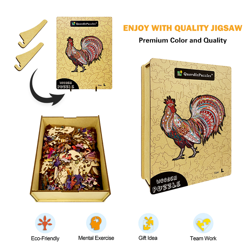 🔥LAST DAY 80% OFF-Red Rooster Jigsaw Puzzle