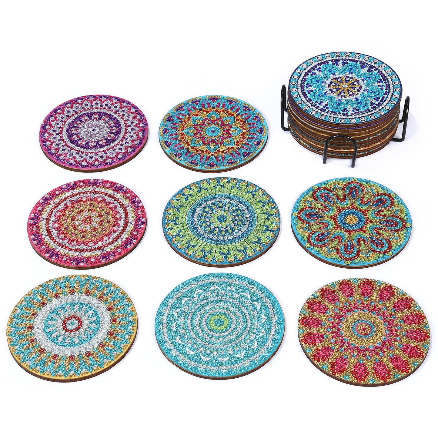 DIY Mandala D Diamond Painting Coasters