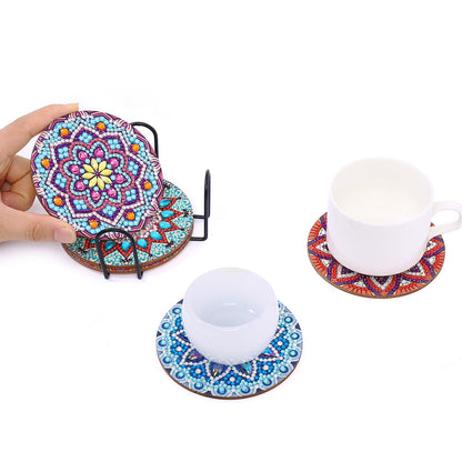 DIY Mandala F Diamond Painting Coasters