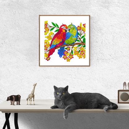 🔥LAST DAY 80% OFF-Colorful Parrot Jigsaw Puzzle