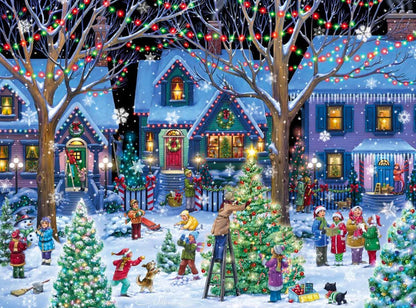 Christmas Cheer Wooden Jigsaw Puzzle