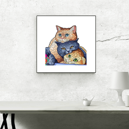 🔥LAST DAY 80% OFF-Three Cats Puzzle