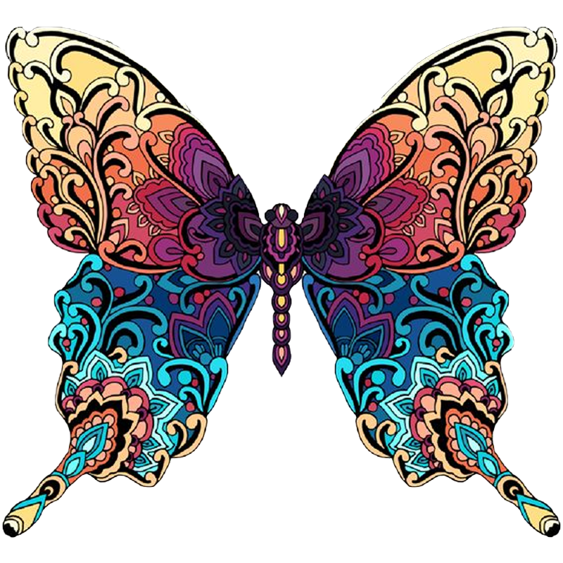 🔥 LETZTER TAG 80 % RABATT - Buntes Schmetterlingspuzzle