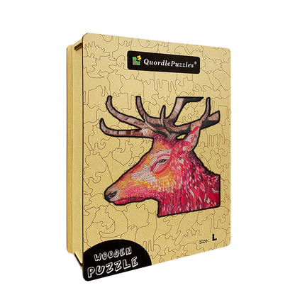 🔥LAST DAY 80% OFF-Red Elk Jigsaw Puzzle