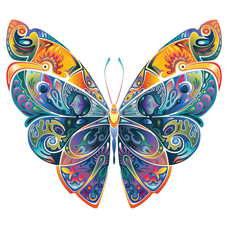 🔥Last Day 84% OFF-Bright Butterfly Puzzle