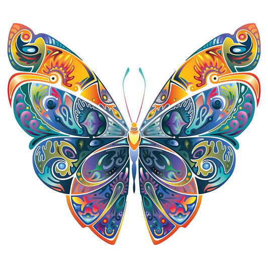 🔥Sista dagen 84 % RABATT - Bright Butterfly Puzzle